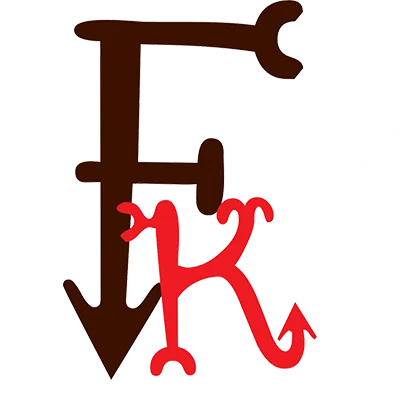 Logo FKachaça — marca no cabeçalho do site oficial